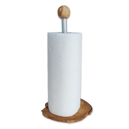 Küchenrollenhalter KLASSIK aus Olivenholz - Bild 1 von 3
