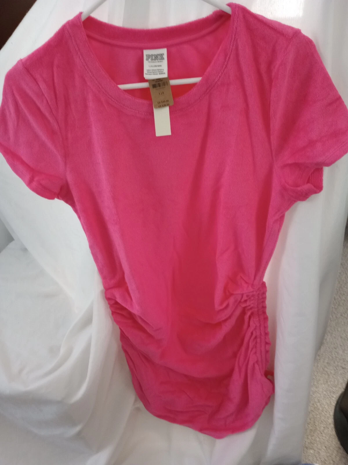 UNDERCOVER Costume da bagno arricciato Victoria's Secret copri o abito da spiaggia taglia XS nuovo con etichette