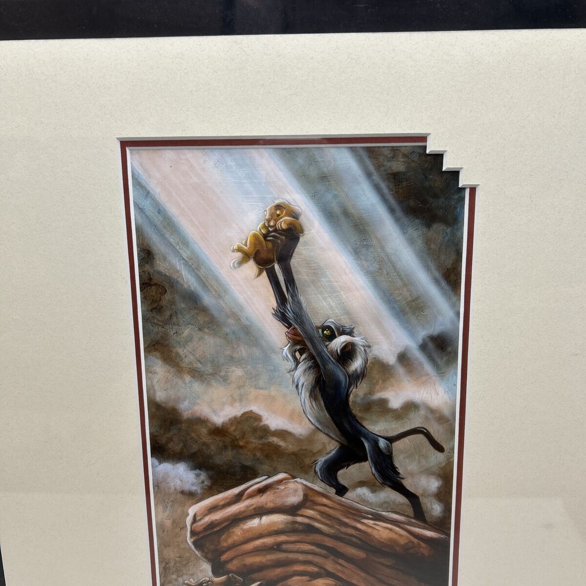 Darren Wilson 油彩画 A King is Born Disney Art of Disney Darren Wilson A King Is Born Lion King