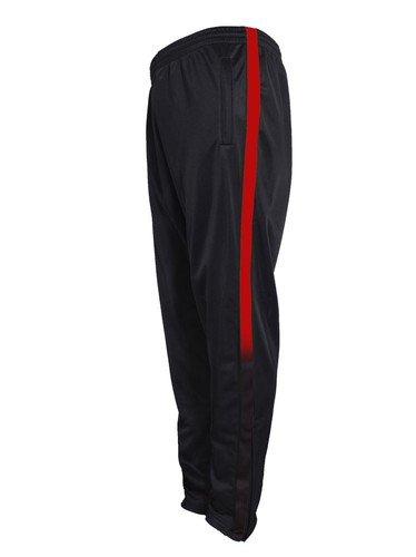 Unisex Adults Sublimated Track Pants Gradated Colour Panel & Zipper Opening hem - Picture 3 of 5