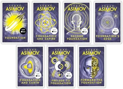 Isaac Asimov Foundation Series Complete 7 Books Collection Set NEW Paperbck 2021