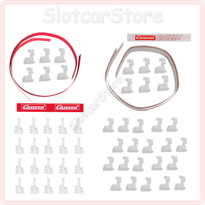 Carrera GO / Digital 143 Leitplanken Set Halter Guard Rails schmal breit 1:43