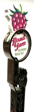 TWO ROADS - ROAD JAM - RASPBERRY WHEAT ALE - BEER TAP HANDLE (Metal Frame)