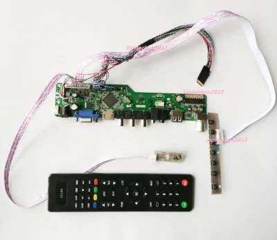 MARKENLOS Kit controller schermo TV HDMI LCD CVBS RF VGA fai da te per AUO B140XTT01.0 1366X768