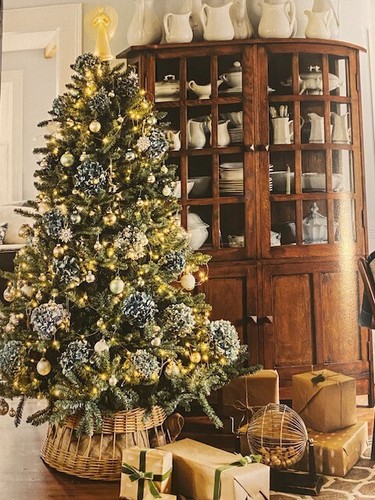 SEASON OF COMFORT country home NOSTALGIC STOCKING natural wreaths FESTIVE MANTEL - Picture 3 of 15