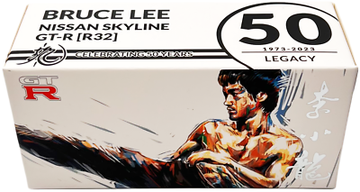 ☆ライリー☆ INNO64 x TINY 1:64 Nissan Skyline GTR-R32 BRUCE LEE (White) | eBay