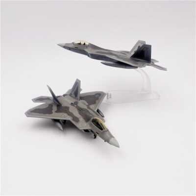 1:100 Alloy Diecast Military Model USAF F-22 Raptor Fighter