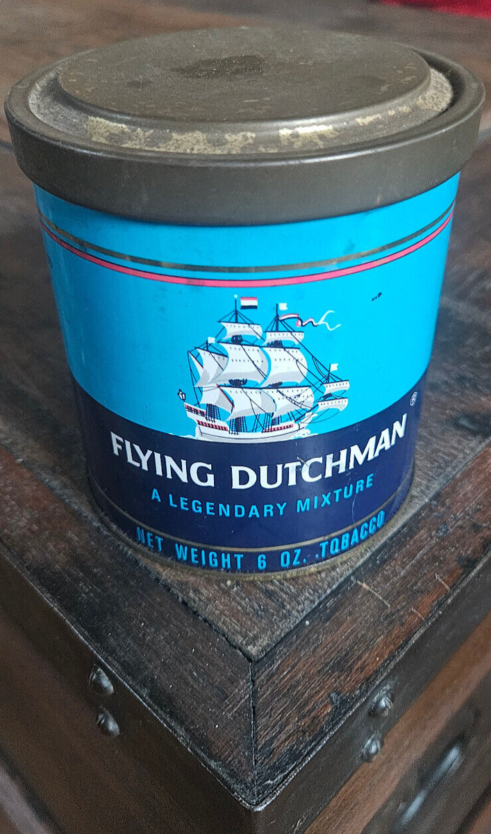 VTG Flying Dutchman Tobacco Tin w Lid - Legendary Mixture by Theodorus  Niemeyer