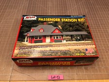 Atlas HO Train Unassembled Passenger Station Kit # 706 Made in USA Lot Q