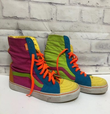 high top vans rainbow
