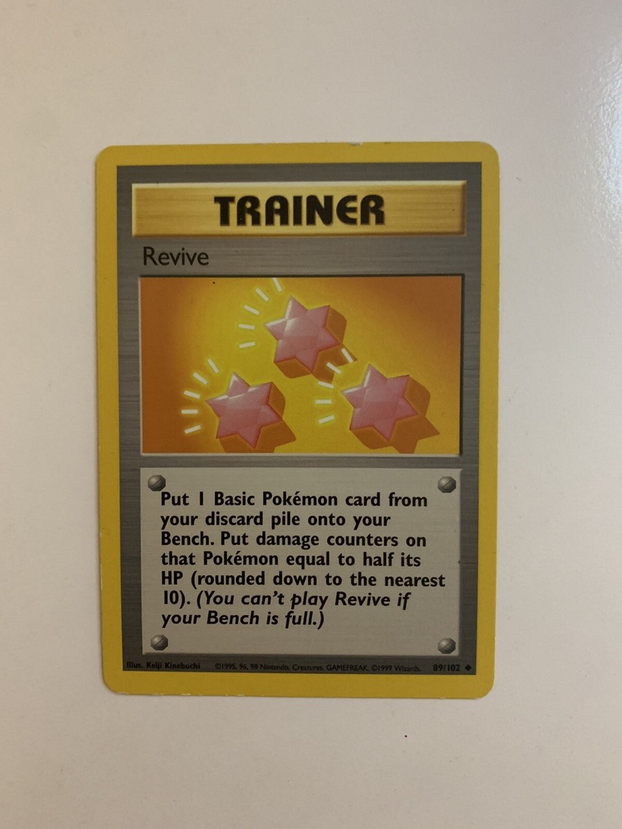 Trainer Revive Pokemon Card NEAR MINT CONDITION | eBay Trainer Revive Pokemon Card NEAR MINT CONDITION | eBay