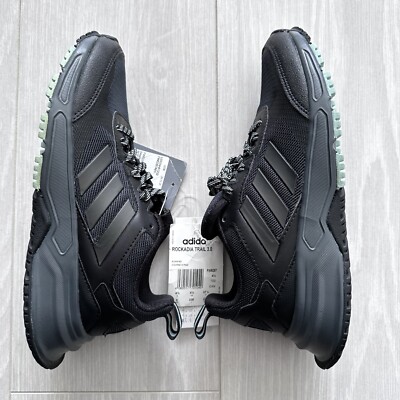 Adidas Rockadia Trail Trainers Size Black Gym Running