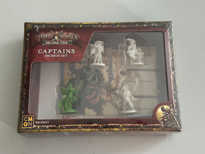 Rum & Bones Second Tide Captains Promos Set CMON 2016 RB-KS015 Kickstarter New!