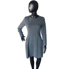 J Crew Gray Long-sleeved Sheath Dress, Size 6