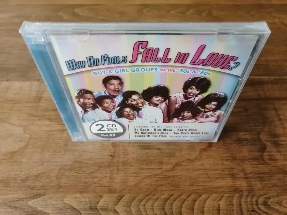 Why Do Fools Fall in Love? Guy & Girl Groups of the '50s & '60s (2CD, Rhino) NEW Foto 2 de 4