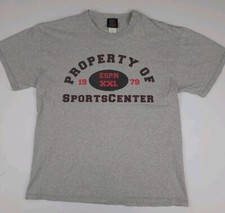 Vintage 90s Disney Property Of Sportscenter ESPN T Shirt Vtg Sports Made In USA