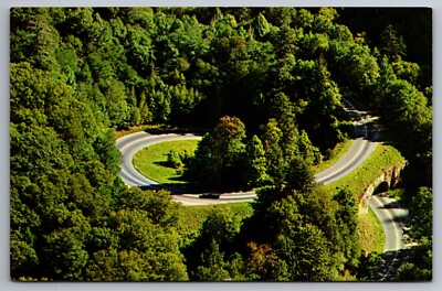 Postcard Loop-Over U.S.441 Great Smokey Mountains National Park N.C.  E 21
