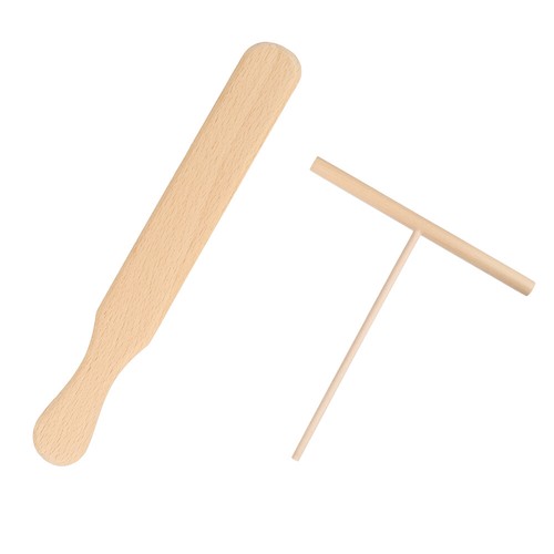 Pancake Wooden Rake Crepe Spreader Tortilla Spreaderpancake Tools