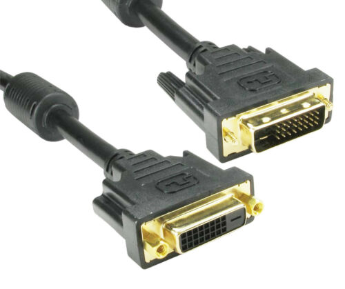2m DVI-D Dual Link Extension Cable 24+1pin dual link DVI-D extension cable - Picture 1 of 3