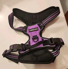 Purple rabbitgoo No Pull Dog Harness - Secure Padded Vest Harness- Lift - Medium