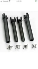 Traxxas 4951X - Half Shafts, Long, Heavy Duty, External Splined, T-Maxx (2)