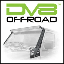 DV8 Offroad A-Pillar Mounted Rail System fits 2018-2025 Wrangler JL / Gladiator
