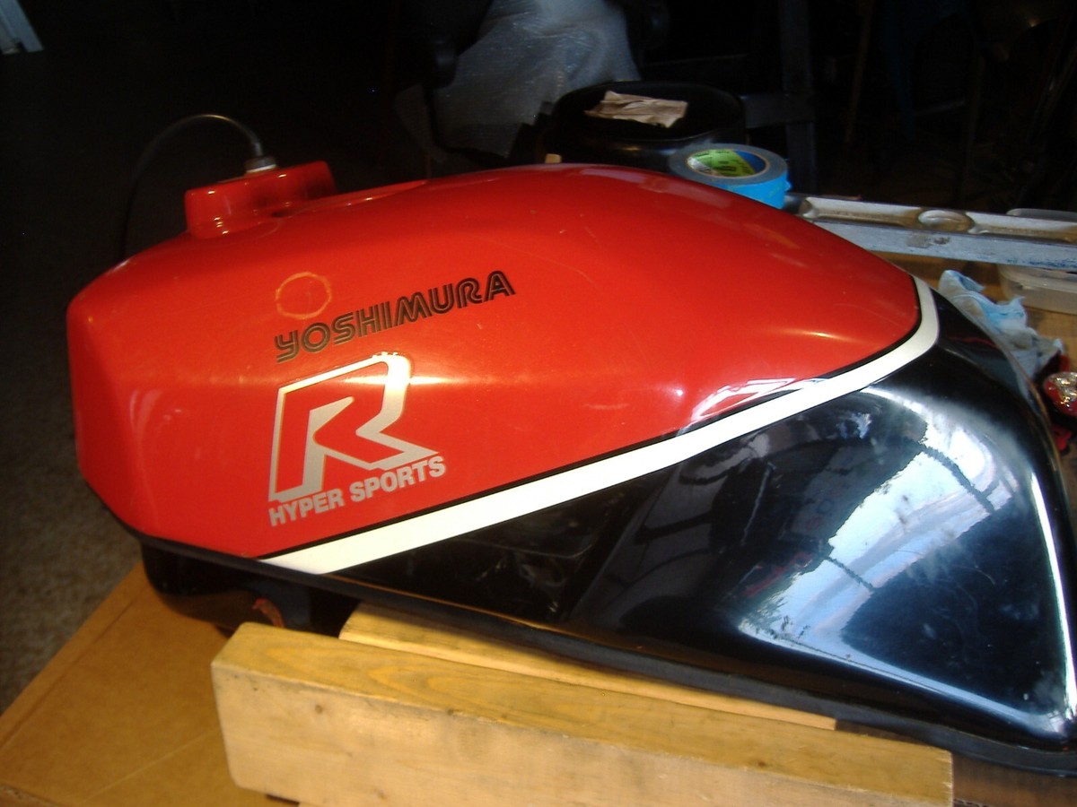 OEM Suzuki GSXR750 gas fuel tank 44100-28A50 1986-87 red/black
