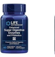 Life Extension Enhanced Super Digestive Enzymes and Probiotics