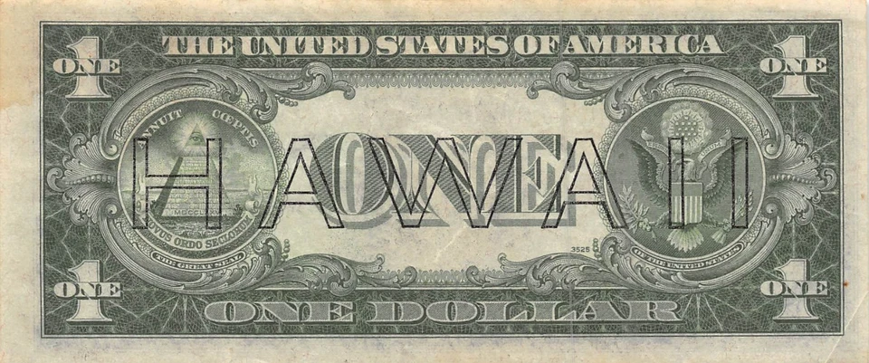 USA / Hawaii $1 Series of 1935 A Block S-C Circulated Banknote ESU - Image 2 of 2