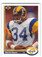 Marcus Dupree 1991 Los Angeles Rams RB #499