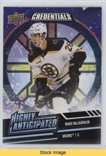 2022 Upper Deck Credentials Highly Anticipated Marc McLaughlin #HA-49 READ 11w7