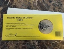 REPRODUCTION DOCUMENT: Deed - Statue of Liber...