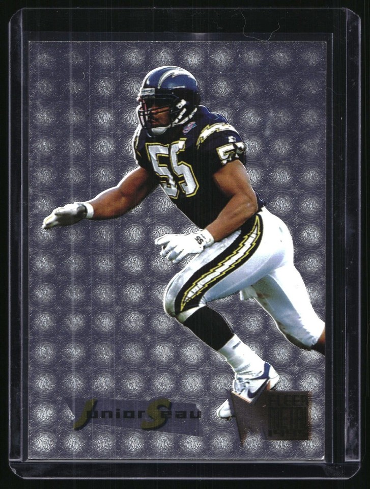 1995 Fleer Metal Silver Flashers #39 Junior Seau 1995 Fleer Metal Silver Flashers #39 Junior Seau