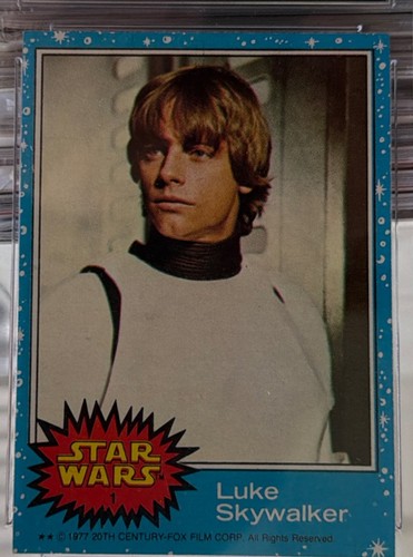 1977 Topps Star Wars #1 Luke Skywalker