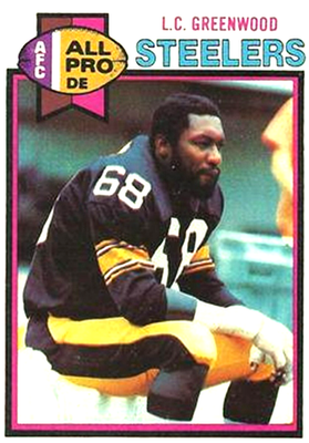 #ad 1979 Topps #255 L.C. Greenwood Pittsburgh Steelers $1.69
