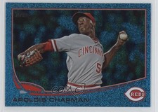 2013 Topps Wrapper Redemption Blue Slate Aroldis Chapman #396 2s8