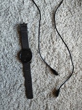 Garmin Vivomove Style Hybrid SmartWatch Graphite/ Black with Black Nylon Band