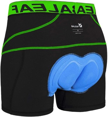 baleaf Radhose Herren 4D gepolstert Mountainbike Unterwäsche MTB XL, 3-grün 