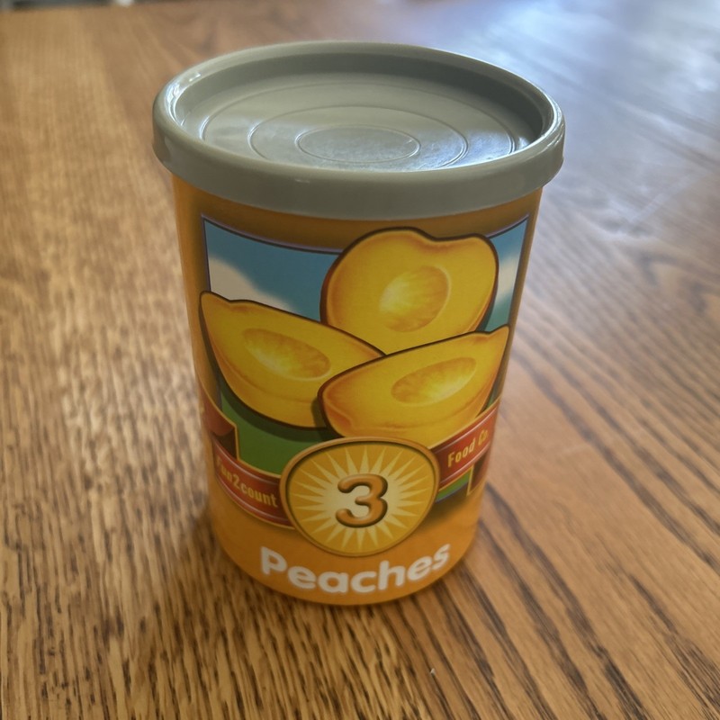 Learning Resources #3 Peaches Counting Can Ages 3 And Up