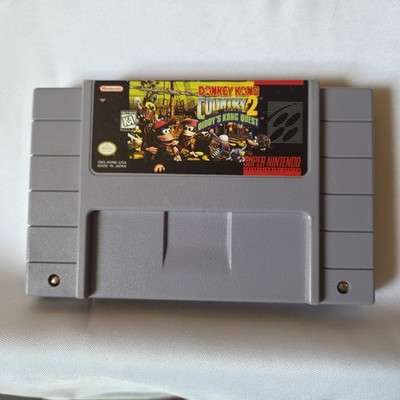 Donkey Kong Country 2 Diddy's Kong Quest (Super Nintendo SNES) Authentic &Tested
