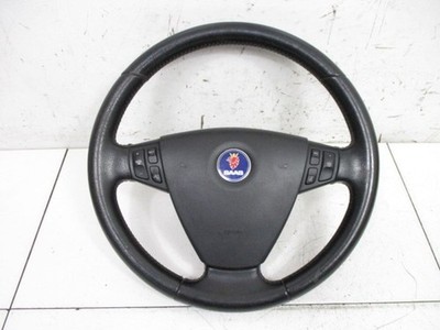 Lenkrad Lederlenkrad Multifunktionslenkrad passt für SAAB 9-3 (YS3F) 2.2 TID