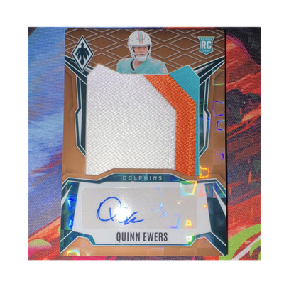 Panini 2025 Phoenix Quinn Ewers RPS Rookie Patch Auto Dolphins #RPS-QES /199
