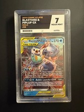 Pokémon TCG Blastoise Piplup GX Cosmic Eclipse Card 38/236 ACE 7