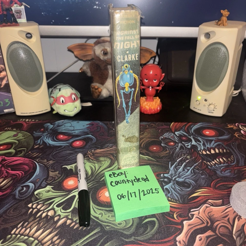 AGAINST THE FALL OF NIGHT Arthur C. Clarke Gnome Press First Edition 1953 Hc Dj - Image 4 of 4