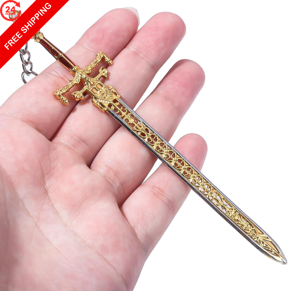 ER Sword of Night and Flame Keychain - Knight Prop Desk Decoration ...