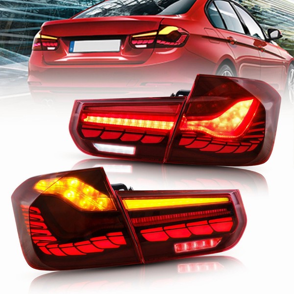 Deal LED RüCkleuchten Passend FüR BMW 3Er F30 F35 F80 2011 - 2019 Rot In Oled-image