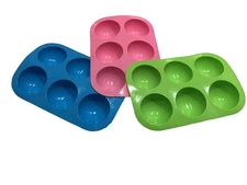 3x Silicone Baking Mold, Half-Sphere Tartlet Mold, Cake Mold, Chocolate,...