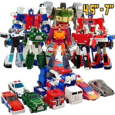 Boys Kids Toy Gift Small Scout Scale Robot Figure Auto Car Truck Model Team Bots