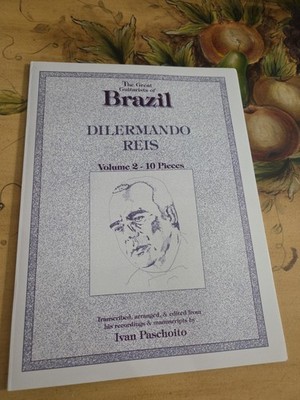 Dilermando Reis The Great Guitarist Of Brazil Classical Guitar Rare Book#2
