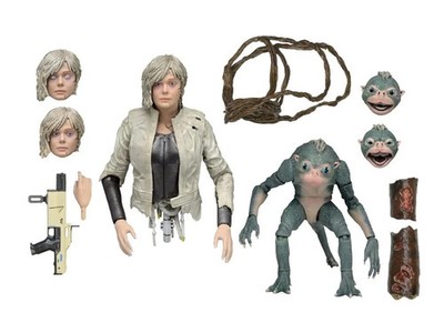 NECA Predator Badlands Ultimate Thia & Bud Action Figuren 2er Set 18 cm Neu